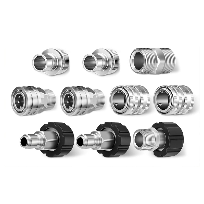 Smart Garden Hub - ชุดอะแดปเตอร์เครื่องฉีดน้ำแรงดันสูง 10 ชิ้น M22-14 มม. เป็นปลั๊ก