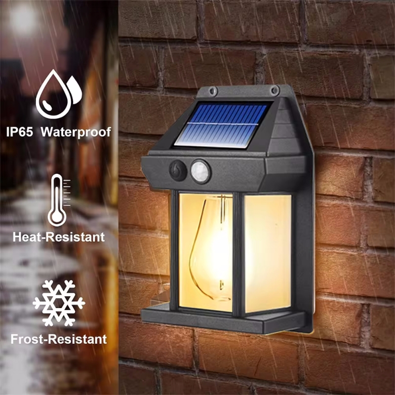 Smart Garden Ornaments - หลอดไฟทังสเตนสำหรับตกแต่งสวนเครื่องซักผ้าผนังเรืองแสงสำหรับไฟประดับรั้วทางเดินแสงแดดกลางแจ้งโคมไฟติดผนังพลังงานแสงอาทิตย์