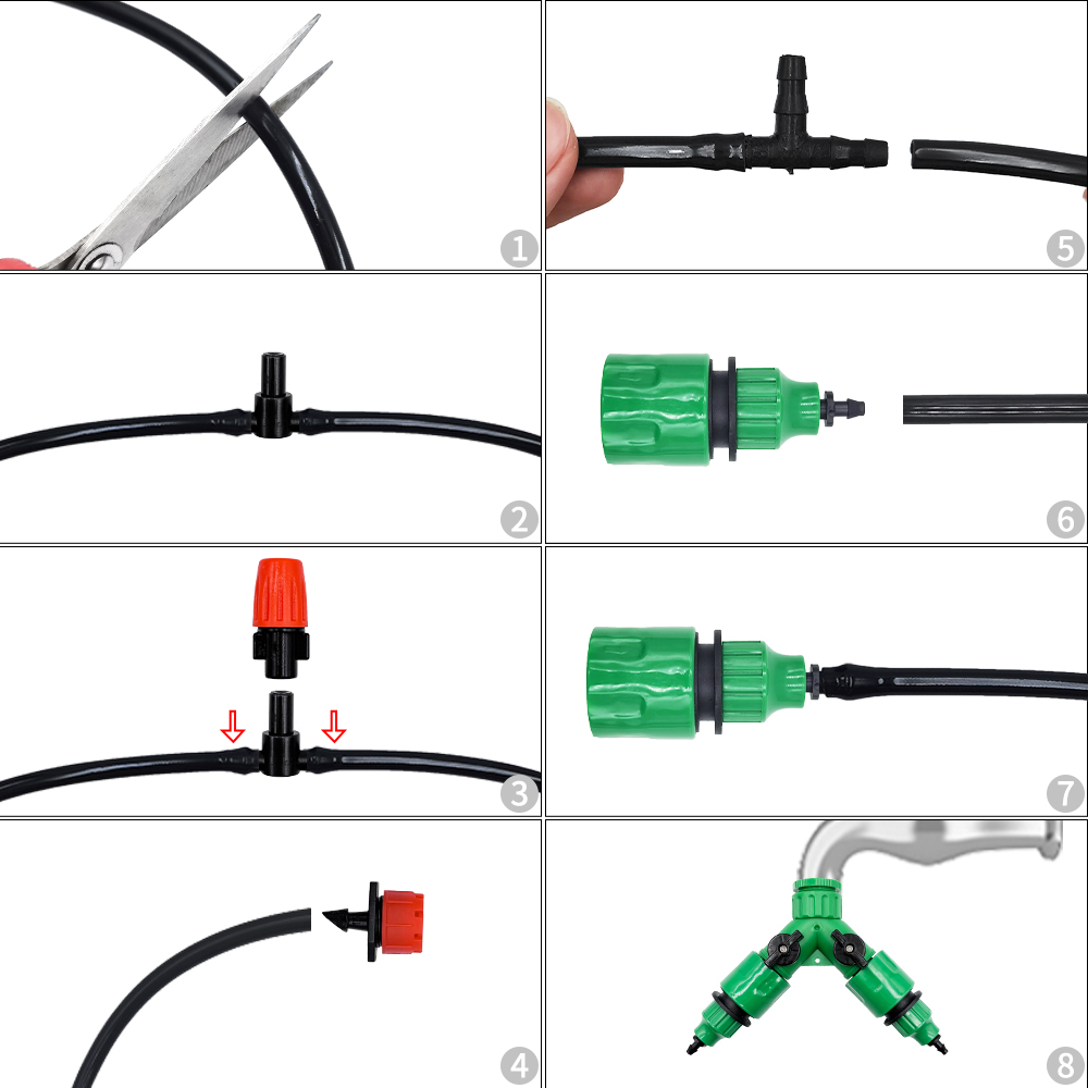 ระบบชลประทาน อุปกรณ์ทำสวน ชุดร - Smart Garden Sprinkler บทวิจารณ์และราคา