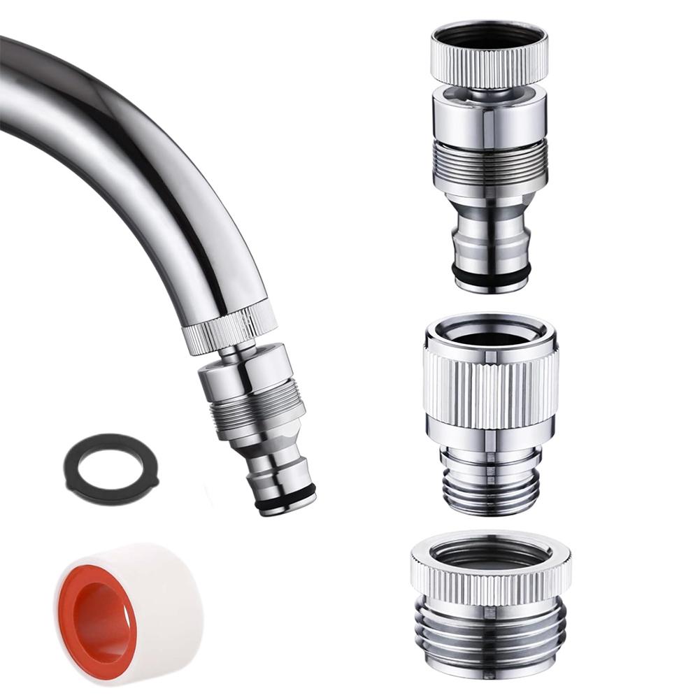 4 ชิ้น/เซ็ตชุดอะแดปเตอร์ก๊อกน้ - Smart Garden Hub บทวิจารณ์และราคา
