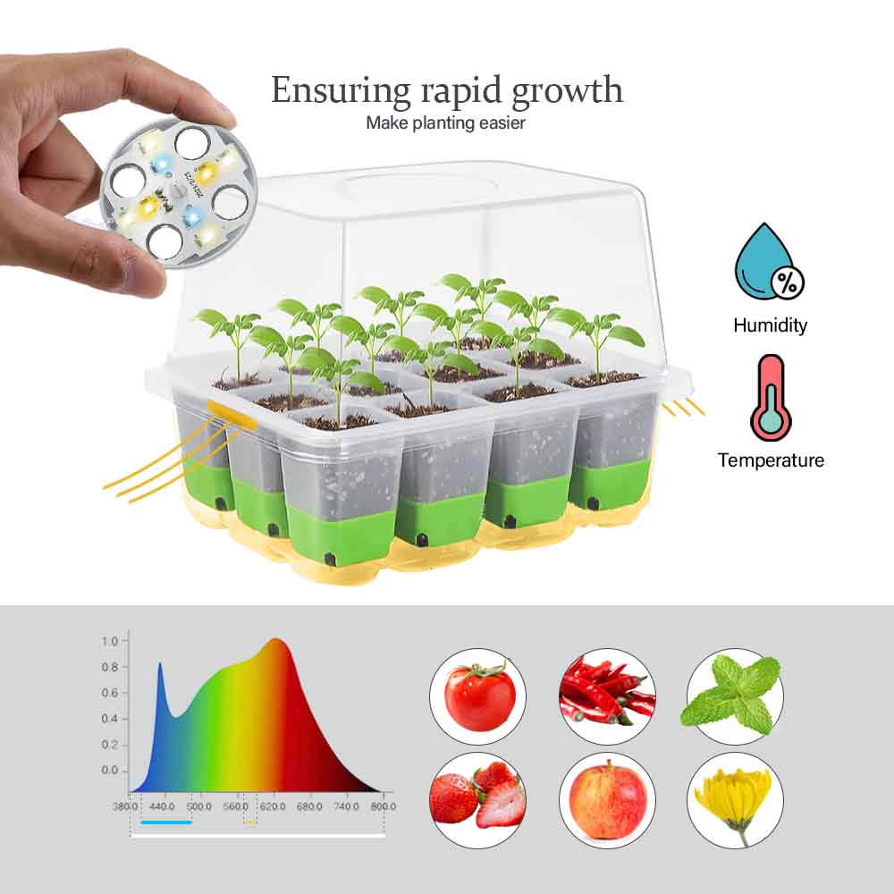 LED Grow Light Seedling Starte - Smart Garden Storage บทวิจารณ์และราคา