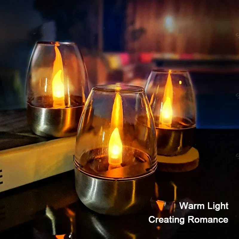 LED สแตนเลสไฟเทียนพลังงานแสงอา - Smart Garden Ornaments บทวิจารณ์และราคา