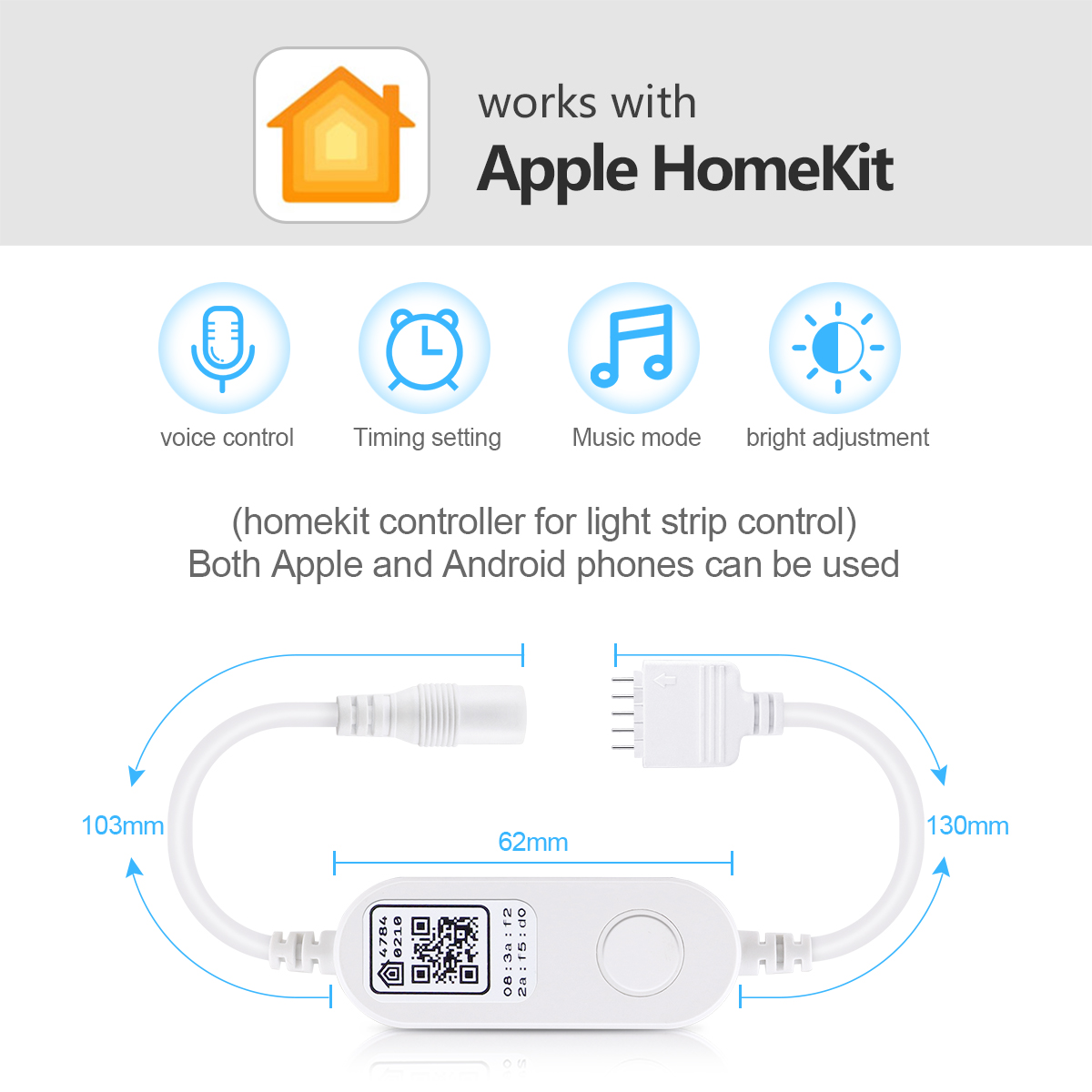 DC 12V WIFI RGBW RGBWW LED Str - Smart Garden Apple บทวิจารณ์และราคา