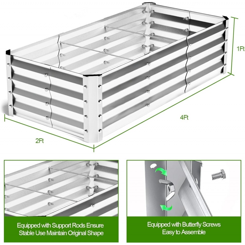 ชุดกระถางปลูกต้นไม้แบบไม่มีก้น - Smart Garden Storage บทวิจารณ์และราคา