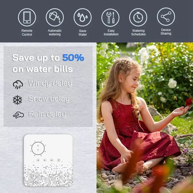 ตัวควบคุมสปริงเกอร์อัจฉริยะ Tu - Smart Garden Sprinkler บทวิจารณ์และราคา