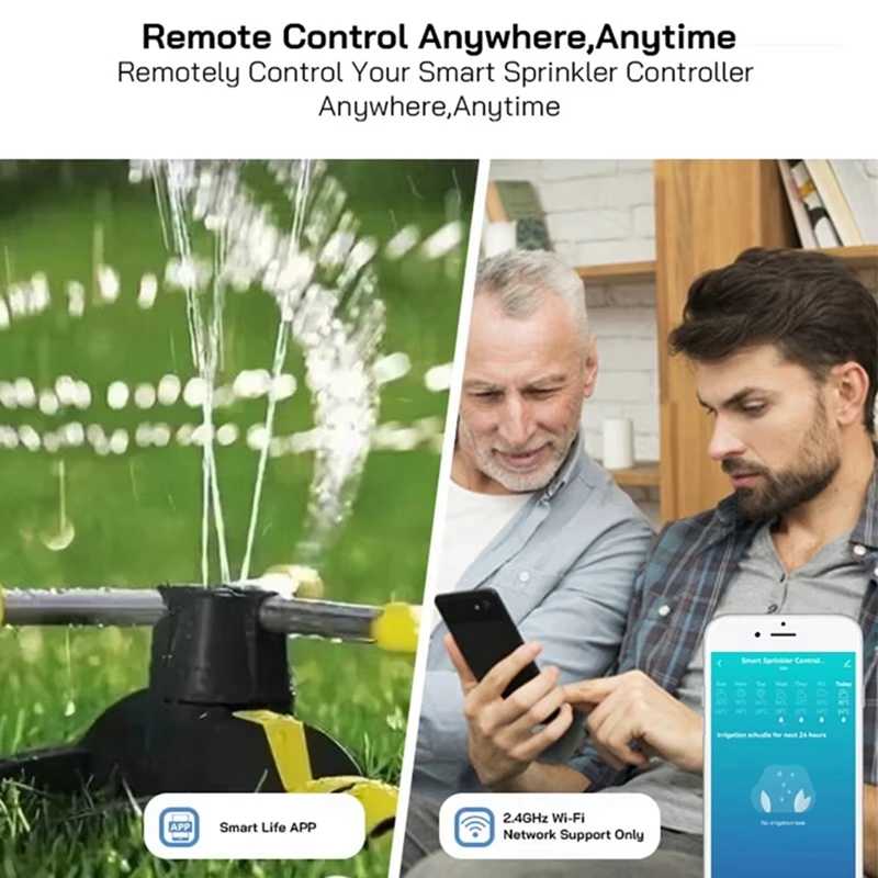 ตัวควบคุมสปริงเกอร์อัจฉริยะ Tu - Smart Garden Sprinkler บทวิจารณ์และราคา