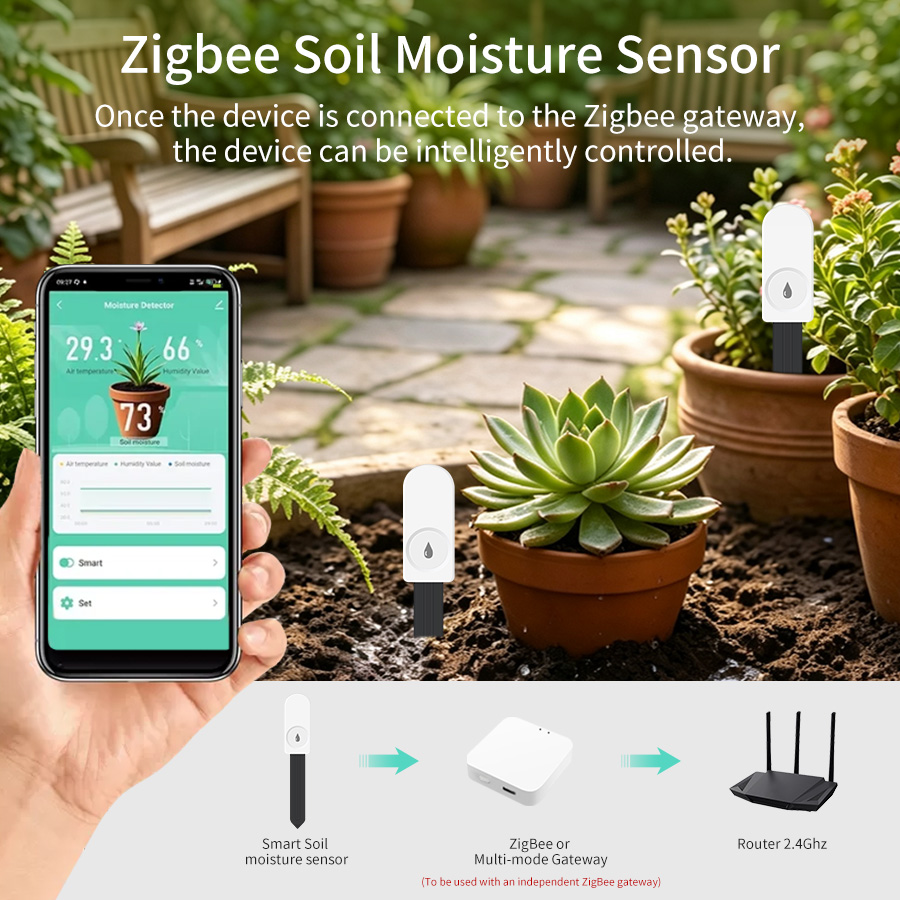 เครื่องวัดความชื้นและอุณหภูมิด - Smart Garden Home Assistant บทวิจารณ์และราคา