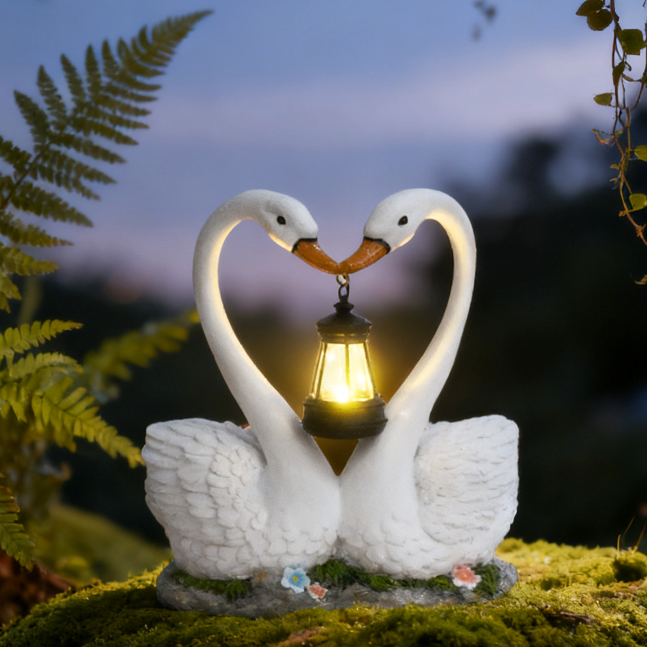 ของตกแต่งสวนกลางแจ้ง รูปหงส์จำ - Smart Garden Ornaments บทวิจารณ์และราคา